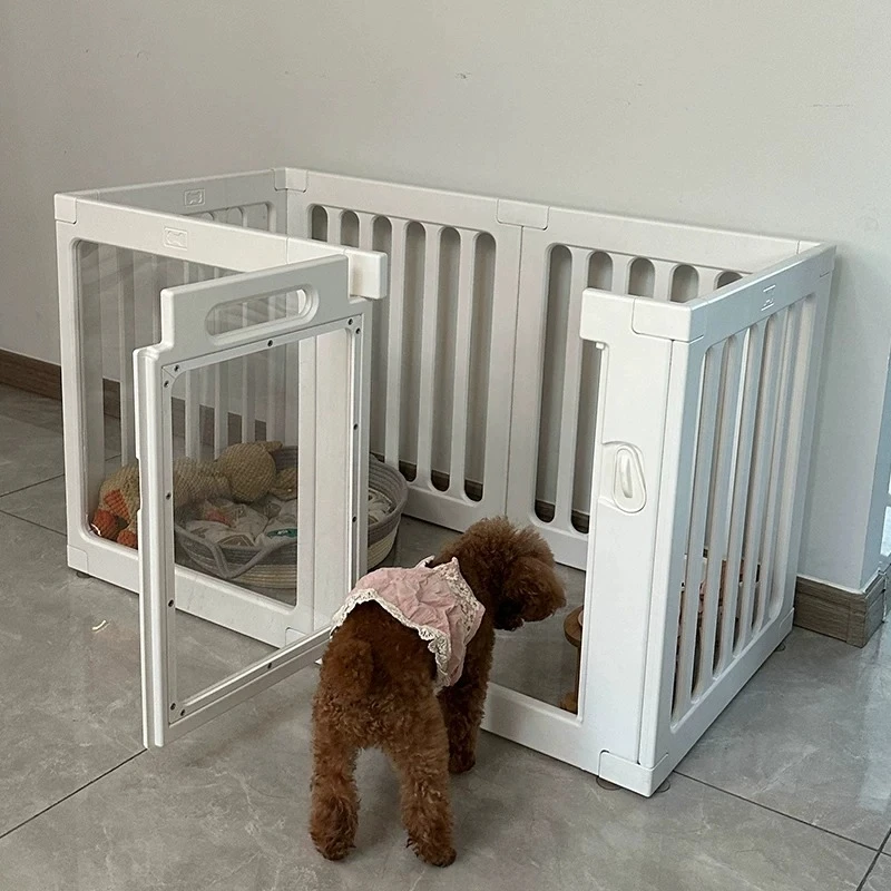 Circle Large modern Dog Fence Playpen Equipment Accessories Modular Dog Fence Stair Gate Nordic Chien Accessoires Home Decor