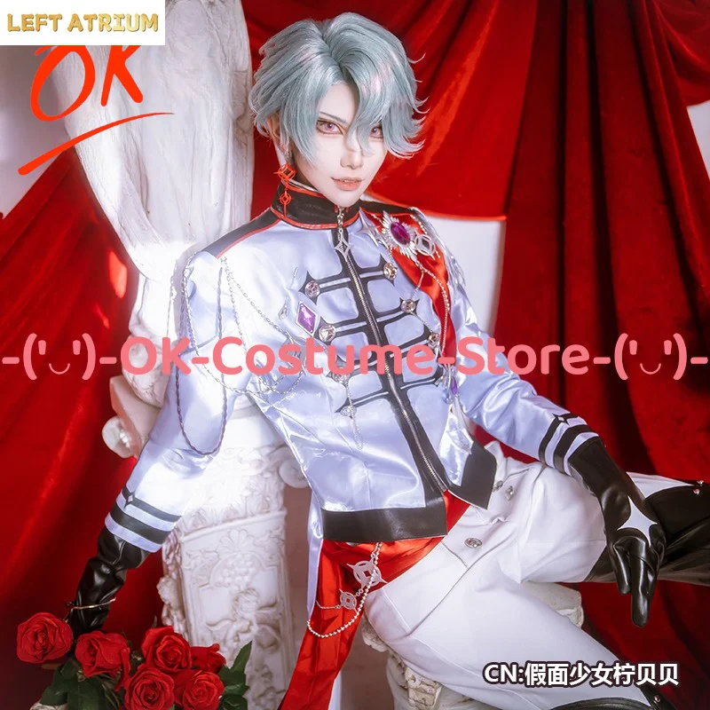 

[Customized Size] NIJISANJI VTuber Freodore Cosplay Costume Anime Game Character Outfit Halloween Carnival Party Uniform Suit