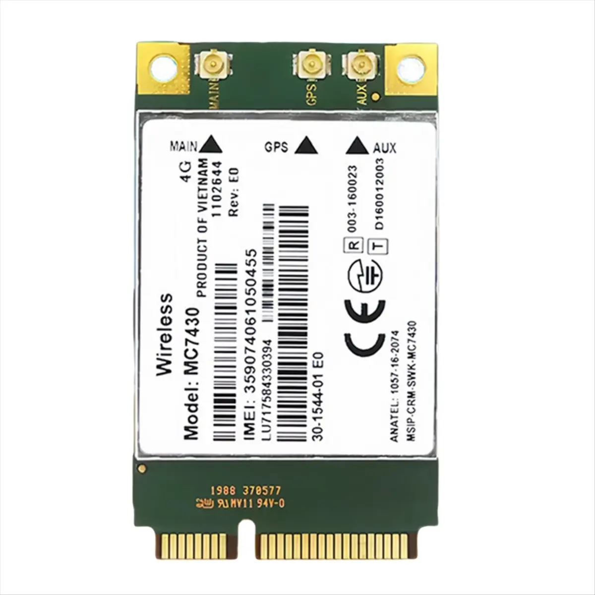 A40I MC7430 4G Module 300Mbps Wireless FDD-TDD LTE CAT6 HSPA+ GNSS WWAN Card Mini PCIe 4G Card