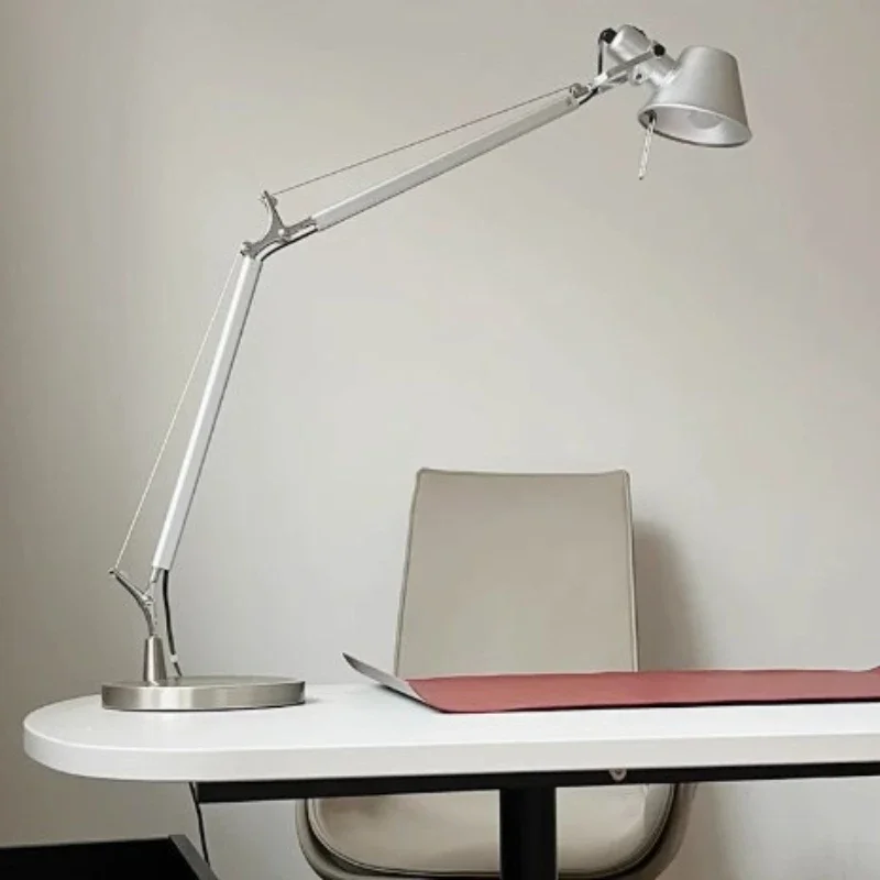 

Medieval rocker arm desk lamp bedroom bedside study ins designer workbench folding long arm