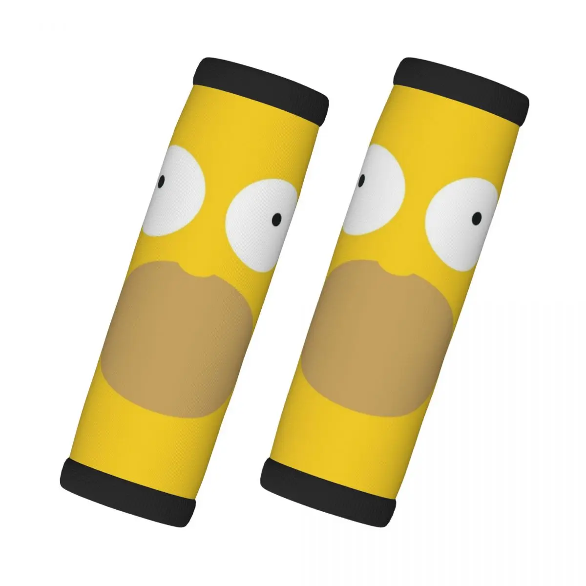 

Custom The Simpsons Luggage Handles Wrap Grips 2 Pcs Neoprene Suitcases Luggage Travel Accessories For Backpack Shoulder Pad