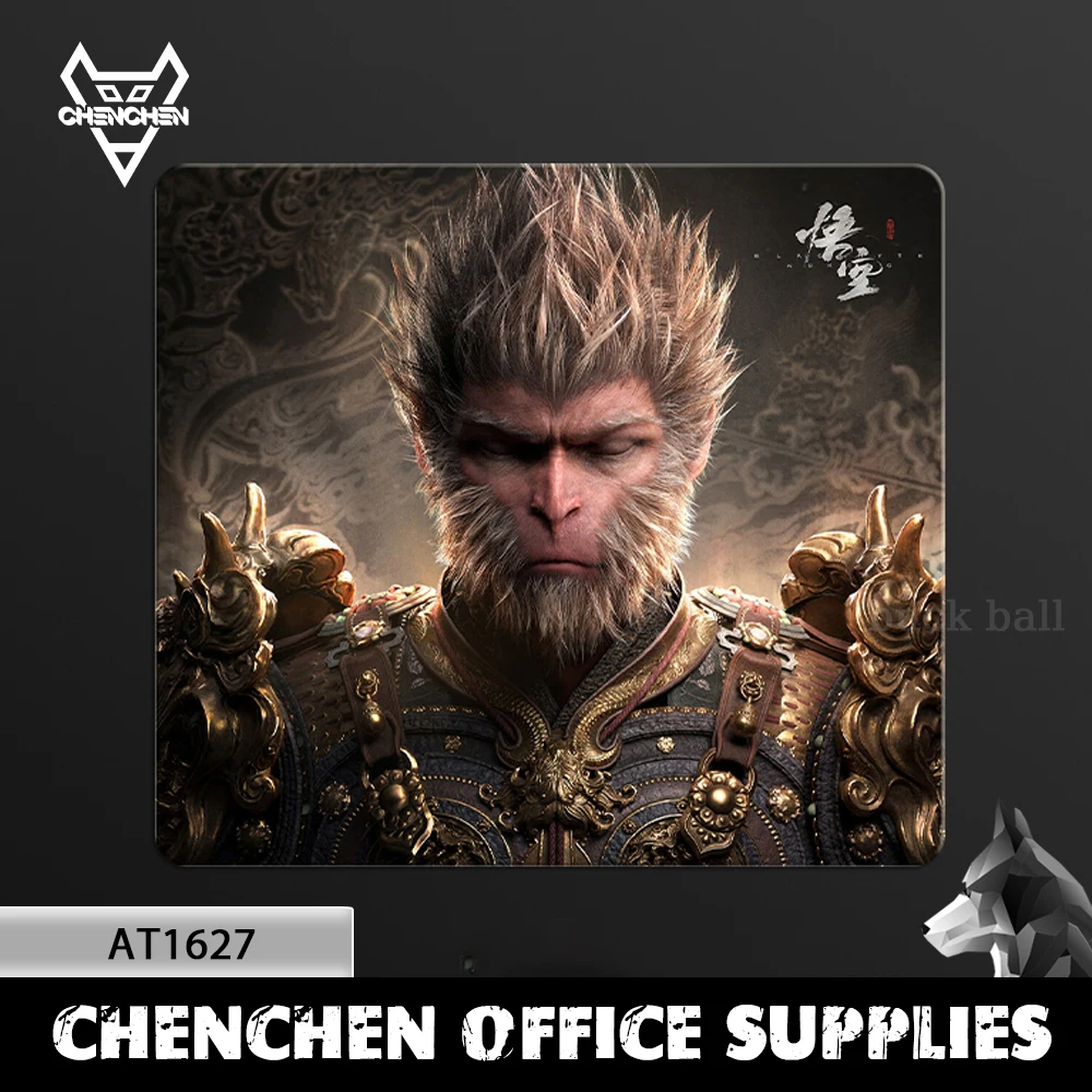 

Atom At1627 Glass Mouse Pad Black Myth Wukong Tempered Glass Smooth Personalised Fps Work Esports Game Placemat Mouse Pad Gifts