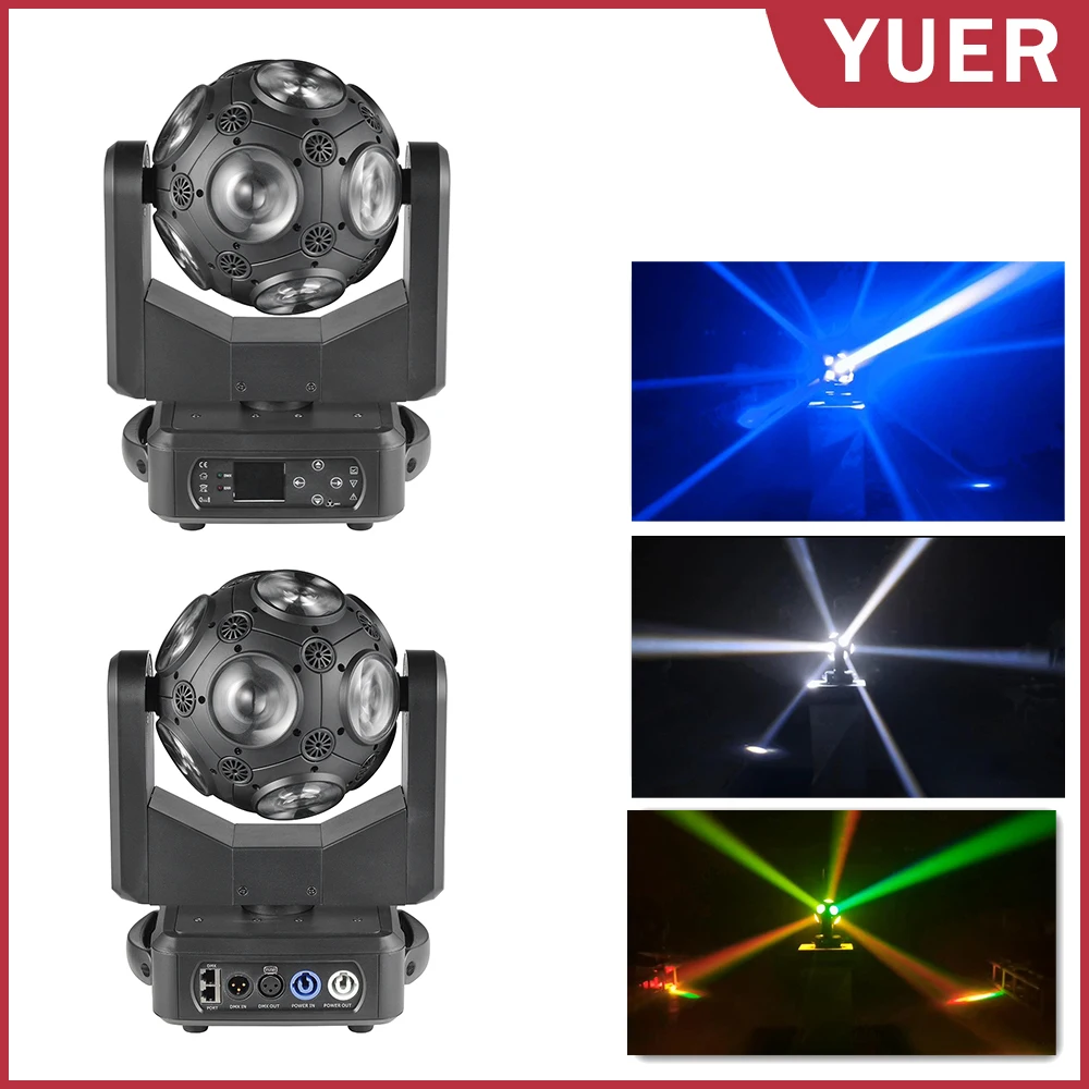 

LED 12X40W RGBW 4in1 Beam Moving Head light Party Karaoke Display DMX 17/61CH Controller DJ Disco Nightclub Light