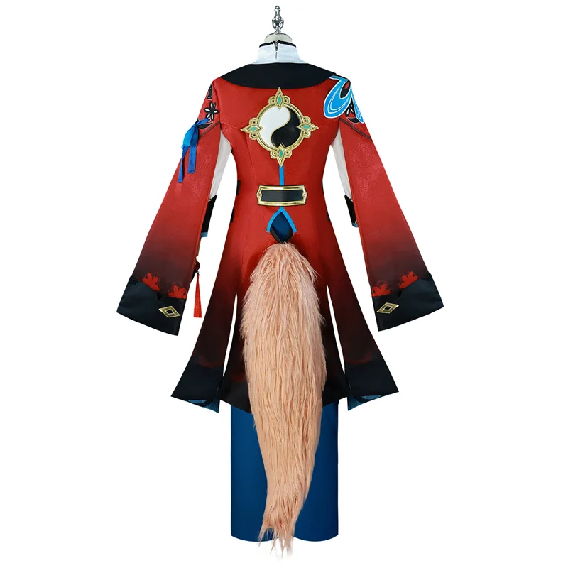 ROLECOS Honkai Star Rail Jiaoqiu Cosplay Costume Foxian Healer Jiaoqiu Men Suit Halloween Carnival Party Uniform with Tail