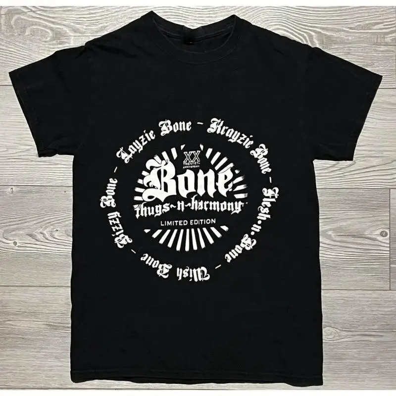 Футболка Bone Thugs N Harmony Le 20th Anniversary, 100 хлопок Футболка Bone Thugs N Harmony Le 20th Anniversary, 100 хлопок