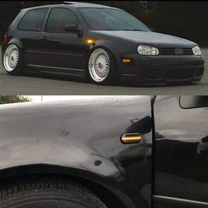 2 PCS EURO EURO LENGE AMBAR LED LIDS LIGHTS SIDE MARKERS FOR VOLKSWAGEN MK4 GOLF JETTA BORA B5/B5.5 Passat or beetle and GTI R32 9 Main Sales Farol Golf R32 - №1