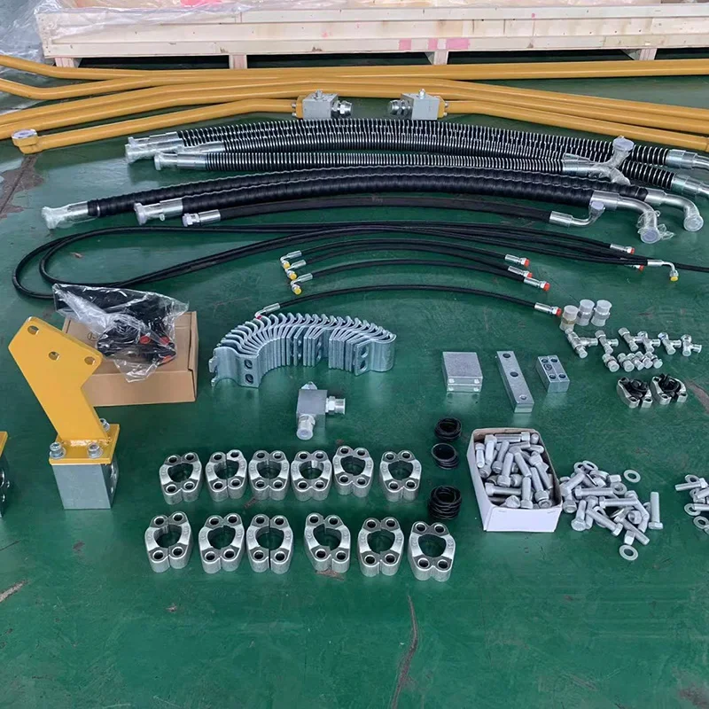 Excavator Aux Hydraulic Piping Kit SY415H SY375H Pipeline Kits for Hydraulic Breaker Hydraulic Shear