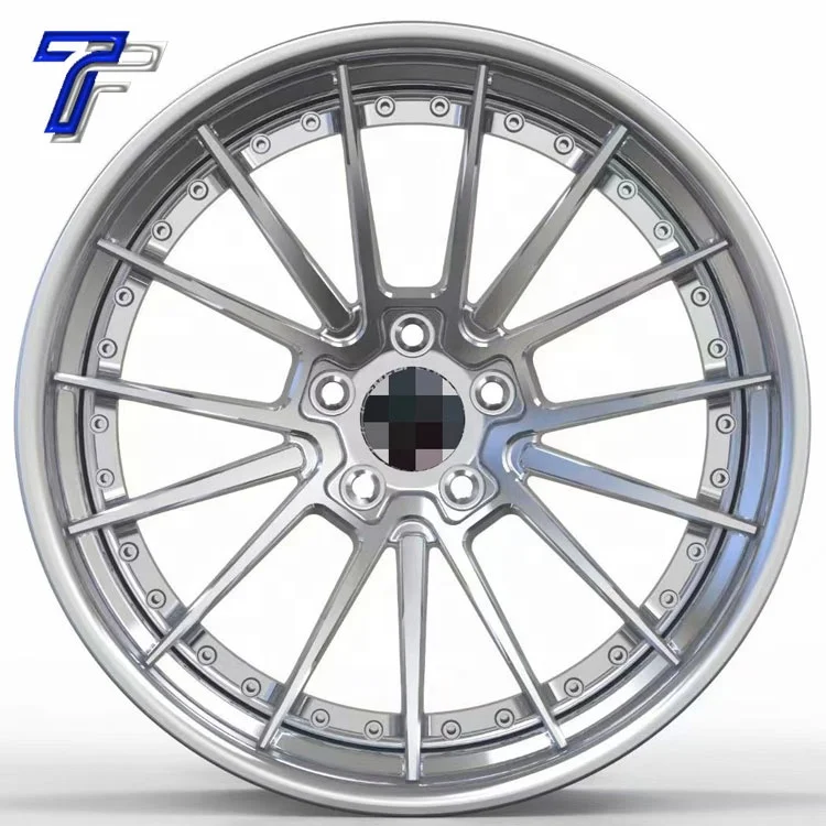 staggered Deep muti Spoke Lip 5x114 120 Forged car 24  alloy wheels polish 2 3 pieces rims for porsche dodge bmw