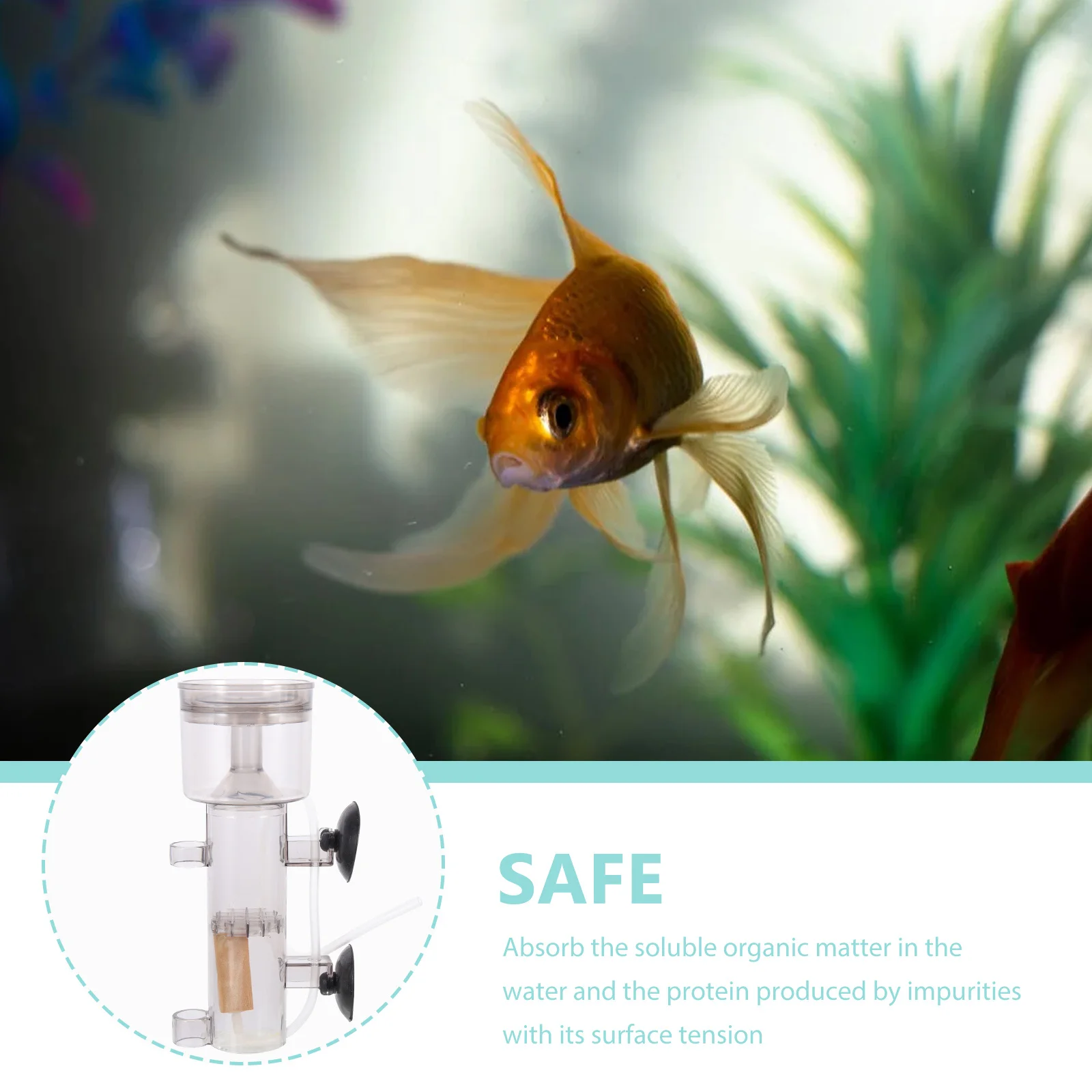 

Saltwater Fish Tank Protein Skimmer Acrylic Professional Aquarium Cleaner Water Purifier Stable Environment Protein Skimmer