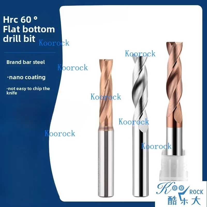 Customize Non-standard Tungsten Carbide Flat Bottom Drill 180° Spotting Drill Curved Hole Alloy U-Drill Counterbore Flat Bottom