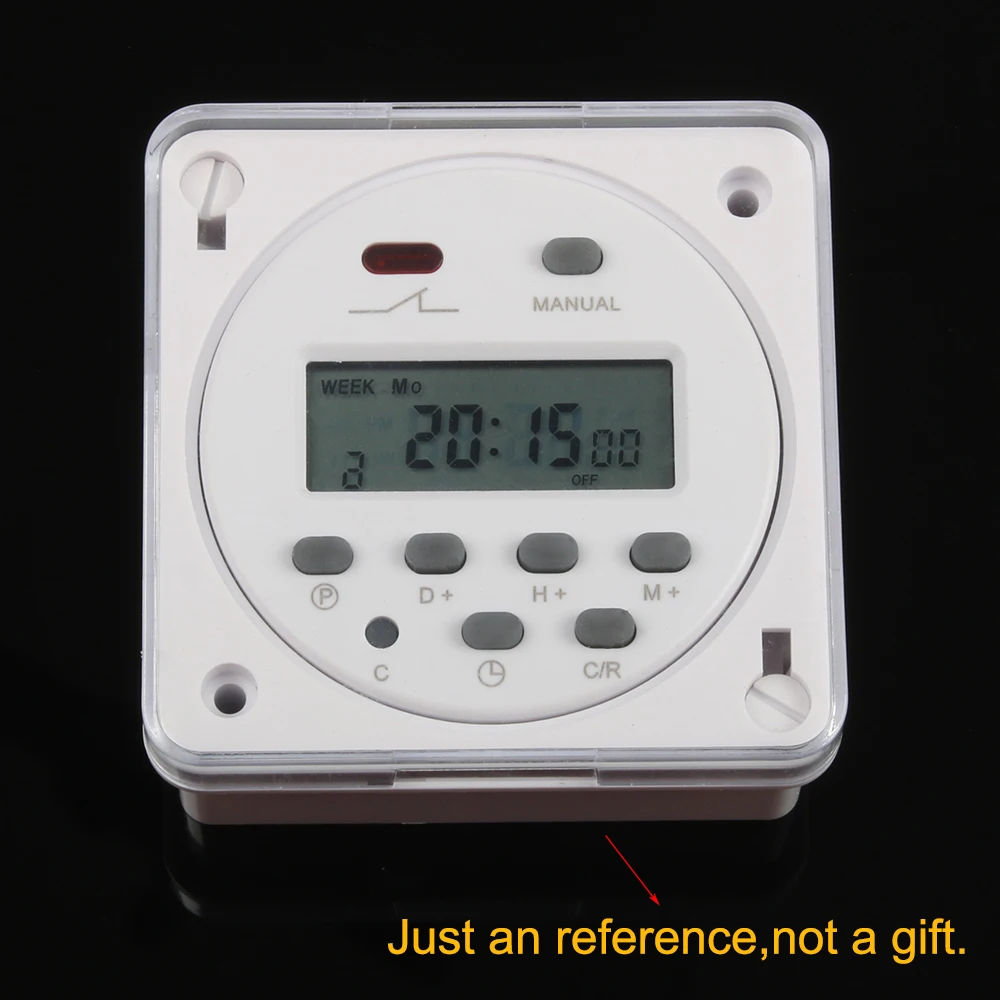 Programmable Time Relay CN101 CN101A plastic waterproof  cover Digital LCD  Power  Timer switch protection