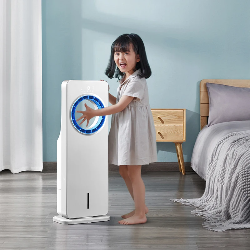 FSXM-WY01Y Air Conditioning Fan Refrigerator Air Cooler Bladeless Fan Home Dormitory Small Mobile Water Cooling Air Conditioner