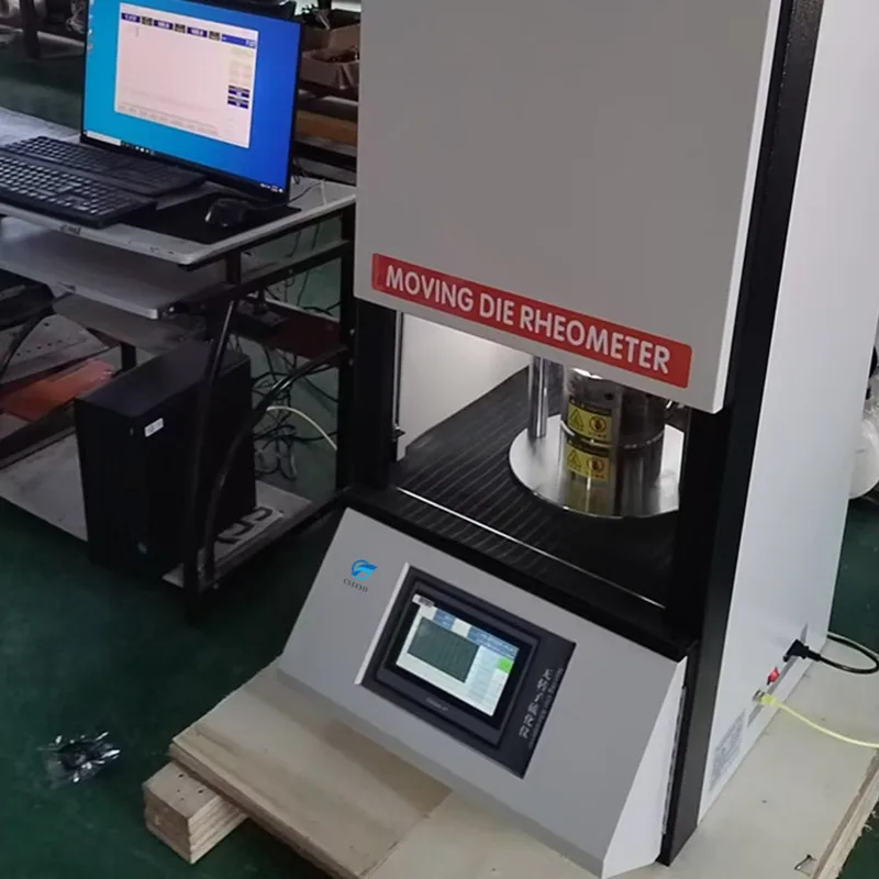 Rotorless No Rotor Moving Die Rotational Rheometer Rubber Rheometer Testing Machine