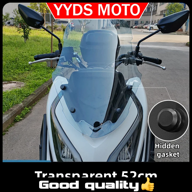 

【Good quality】For Haojue ADX125 front windshield high-definition transparent special modification motorcycle parts