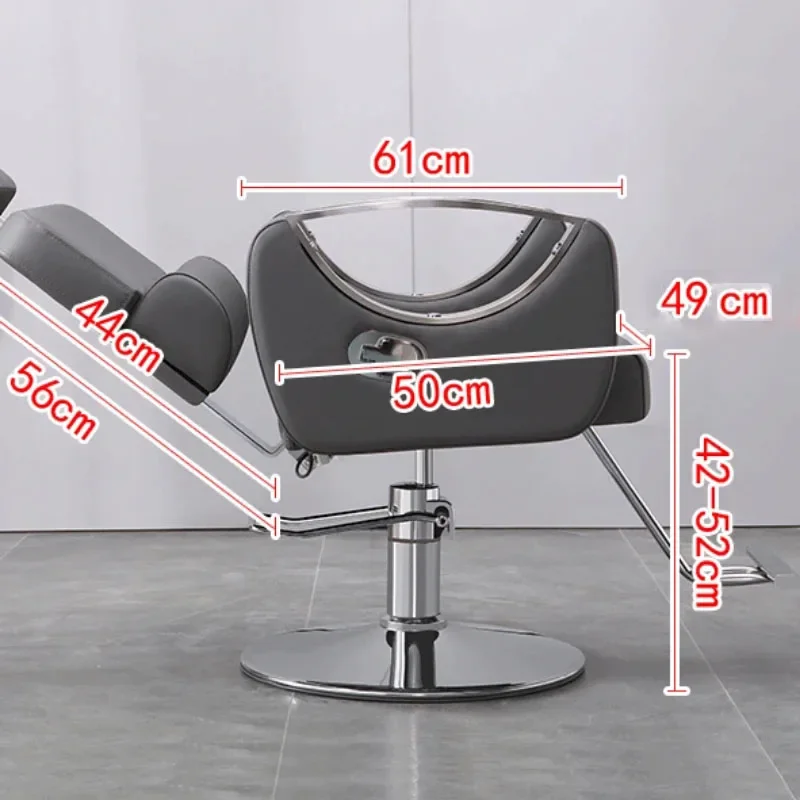 Cadeira Profissional para Barbeiro, Cadeira de Maquiagem, Tatuagem, Shampoo, Cabeleireiro, Luxury Swivel Chaise, Móveis para Barbearia