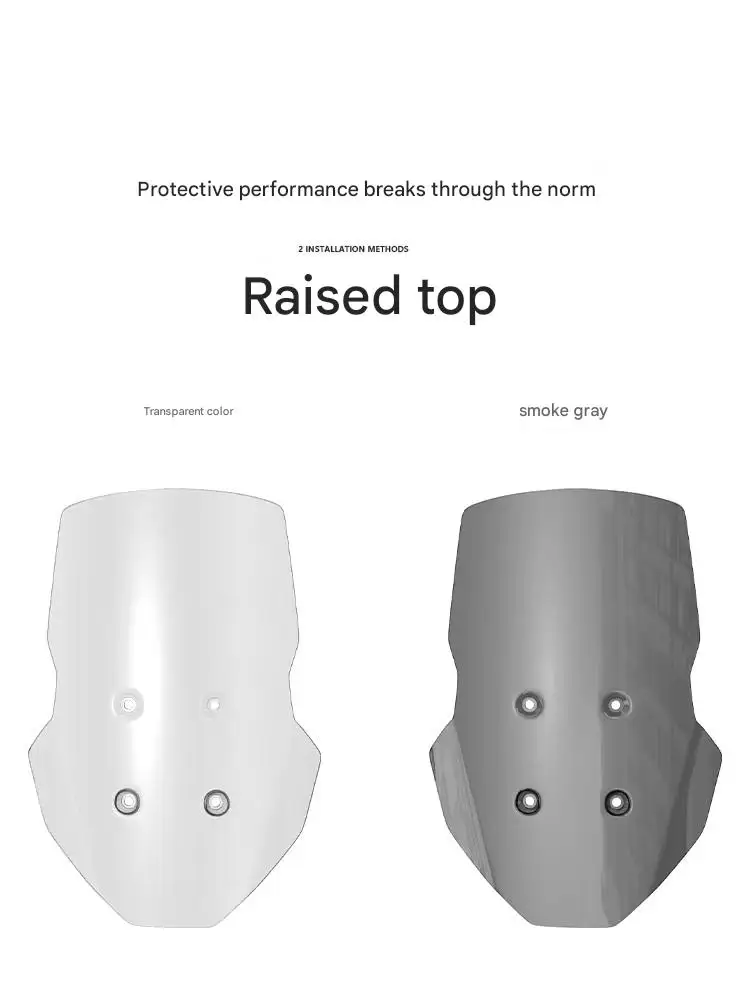 

Широкое высокое ветровое стекло для CFMOTO 700MT 800MTX 1000MTX, из толстого поликарбоната, устойчивое к царапинам, аксессуар для приключенческих туринговых мотоциклов