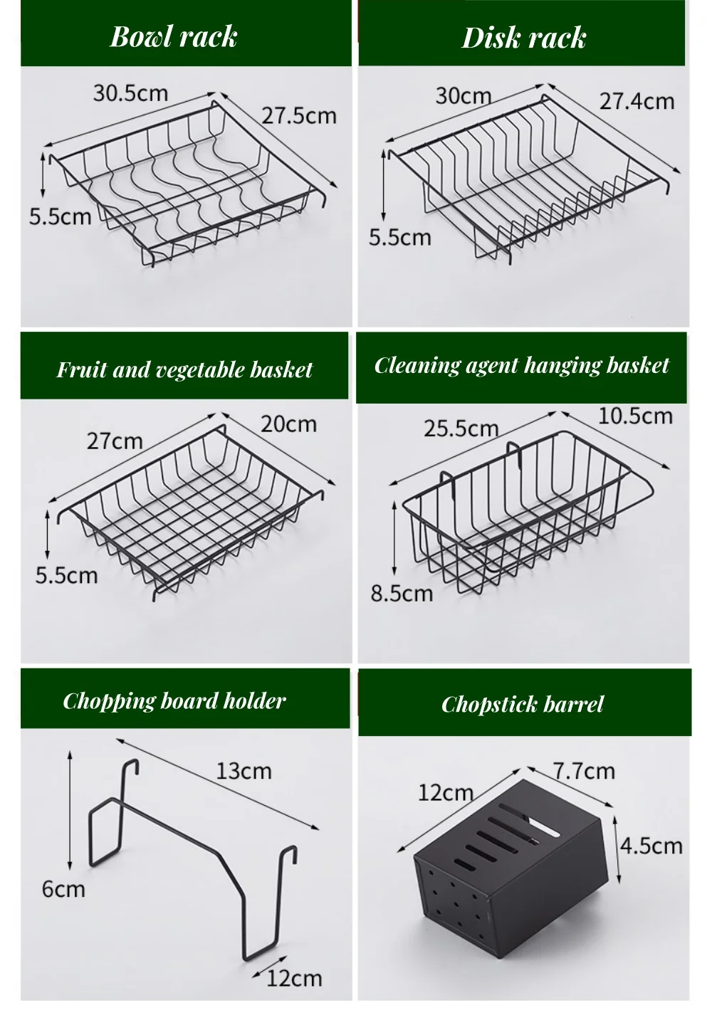 Multifunctional Storage Rack for Kitchen, Luxury Tableware, Thickened Carbon Steel, Single, Double-Layer Bowl, Chopstick