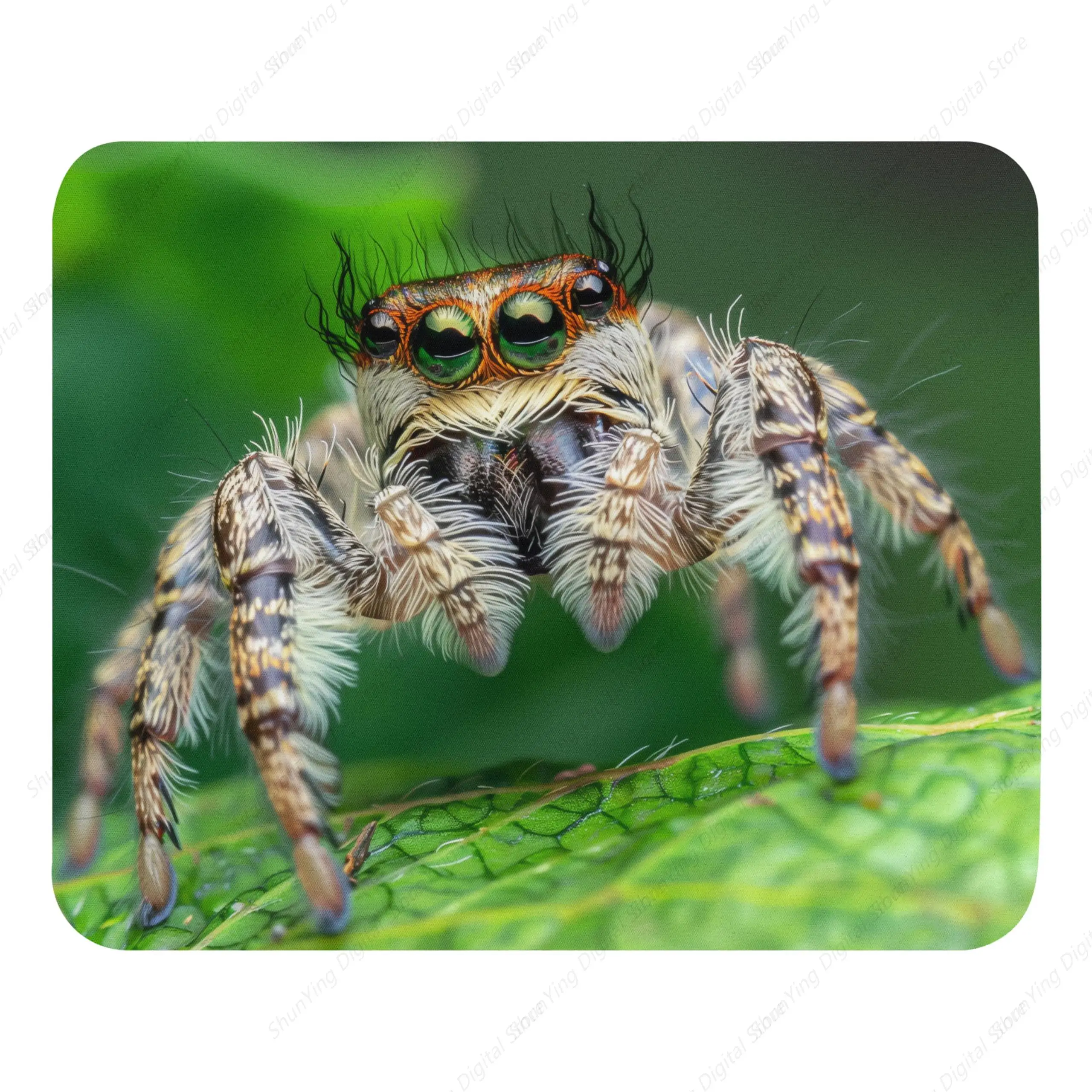 

Cute Spider Pattern Mouse Pad Anti Slip Rubber Mouse Pad Suitable For Gaming Office Laptops 18*22cm