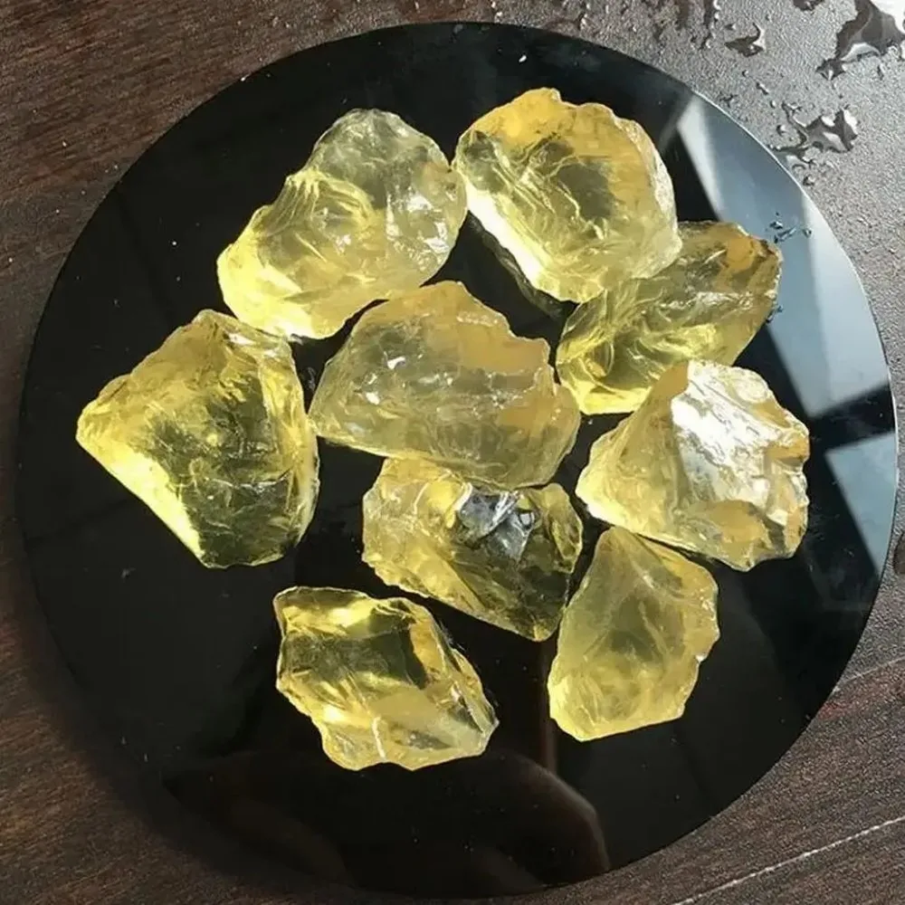 Natural Yellow Citrine Rough Stone Crystal Healing Gemstone Mineral Specimen for Home Energy Decor