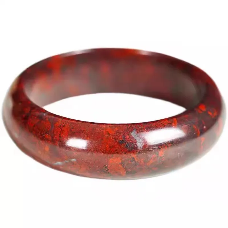 Natural Red Etin Meteorite Bracelet Bloodstone Jade Bracelet Quantity Discount