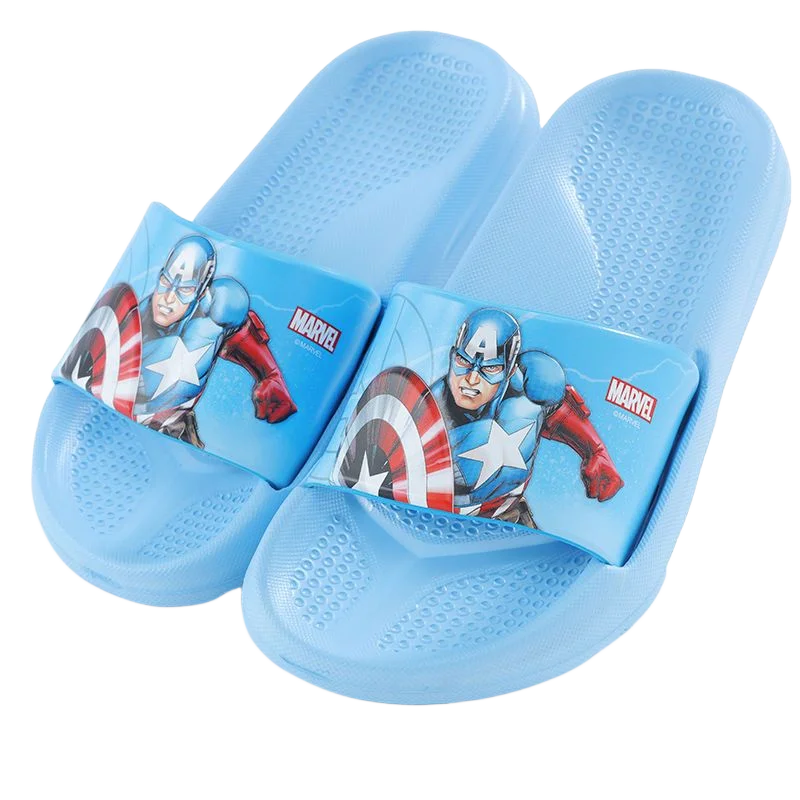 Avengers Alliance Marvel Series Peripheral Kawaii Children\'s Slippers Non-slip Bathroom Soft Bottom Slippers Gifts for Friends