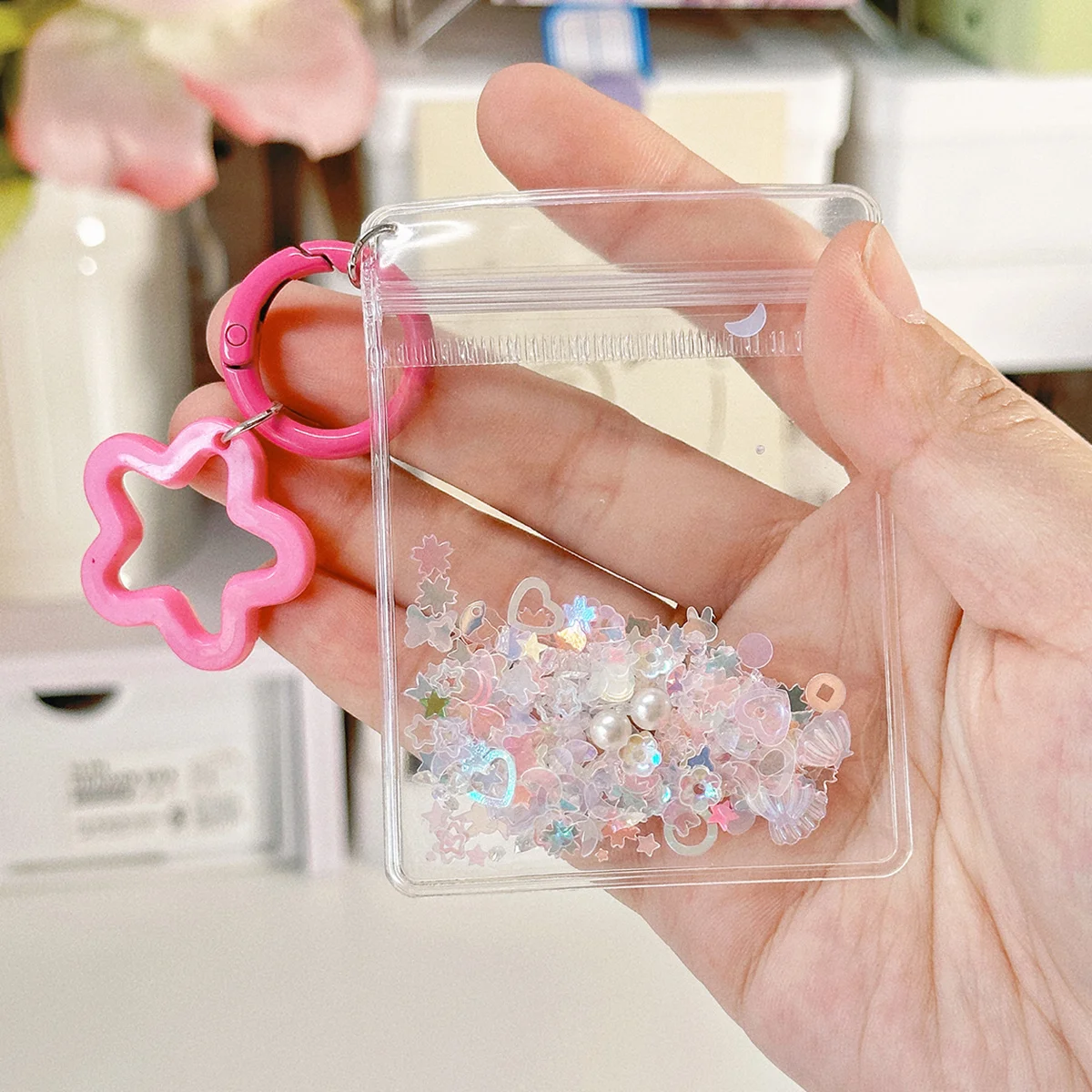 Cartoon rocking music baby walking bag keychain cute bag pendant pendant gift