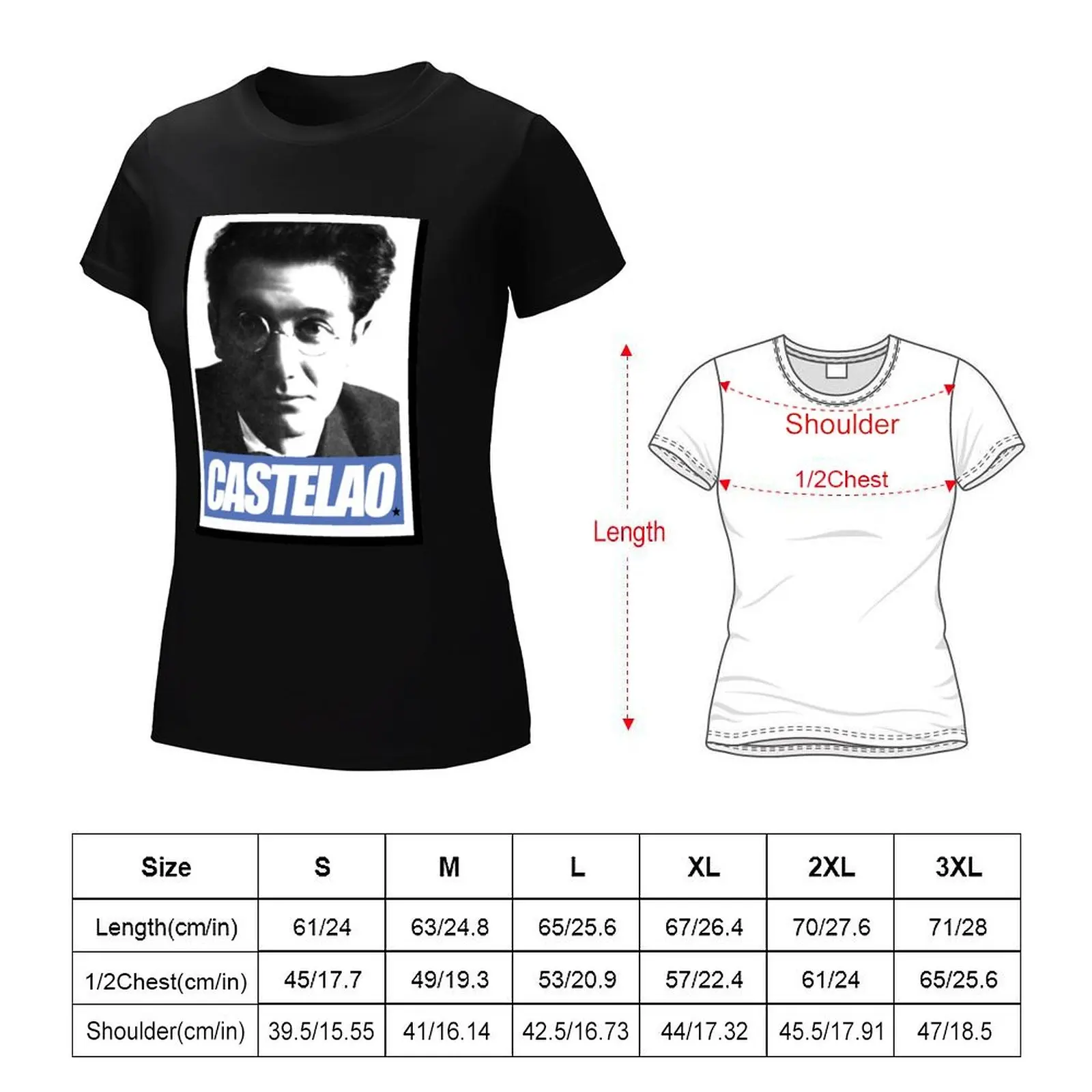 CASTELAO T-Shirt summer clothes shirts graphic tees new edition t shirts for Women