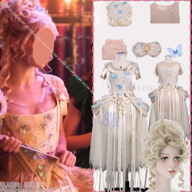 

Never Anime Movie More Cosplay Costume Wig Enid Halloween Ball Dead Dance Uniform Goth Green Evening Dress Jirai Kei Lolita