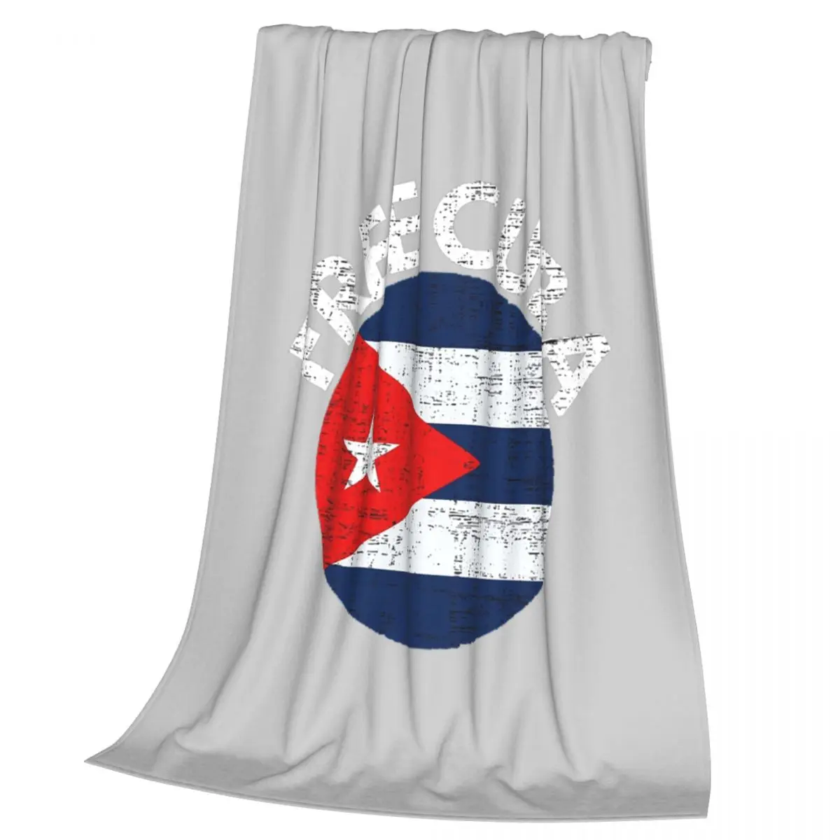 Cuban Cuba Country Flag Blanket Soft Warm Flannel Throw Blanket Bedding for Bed Living room Picnic Travel Home Couch
