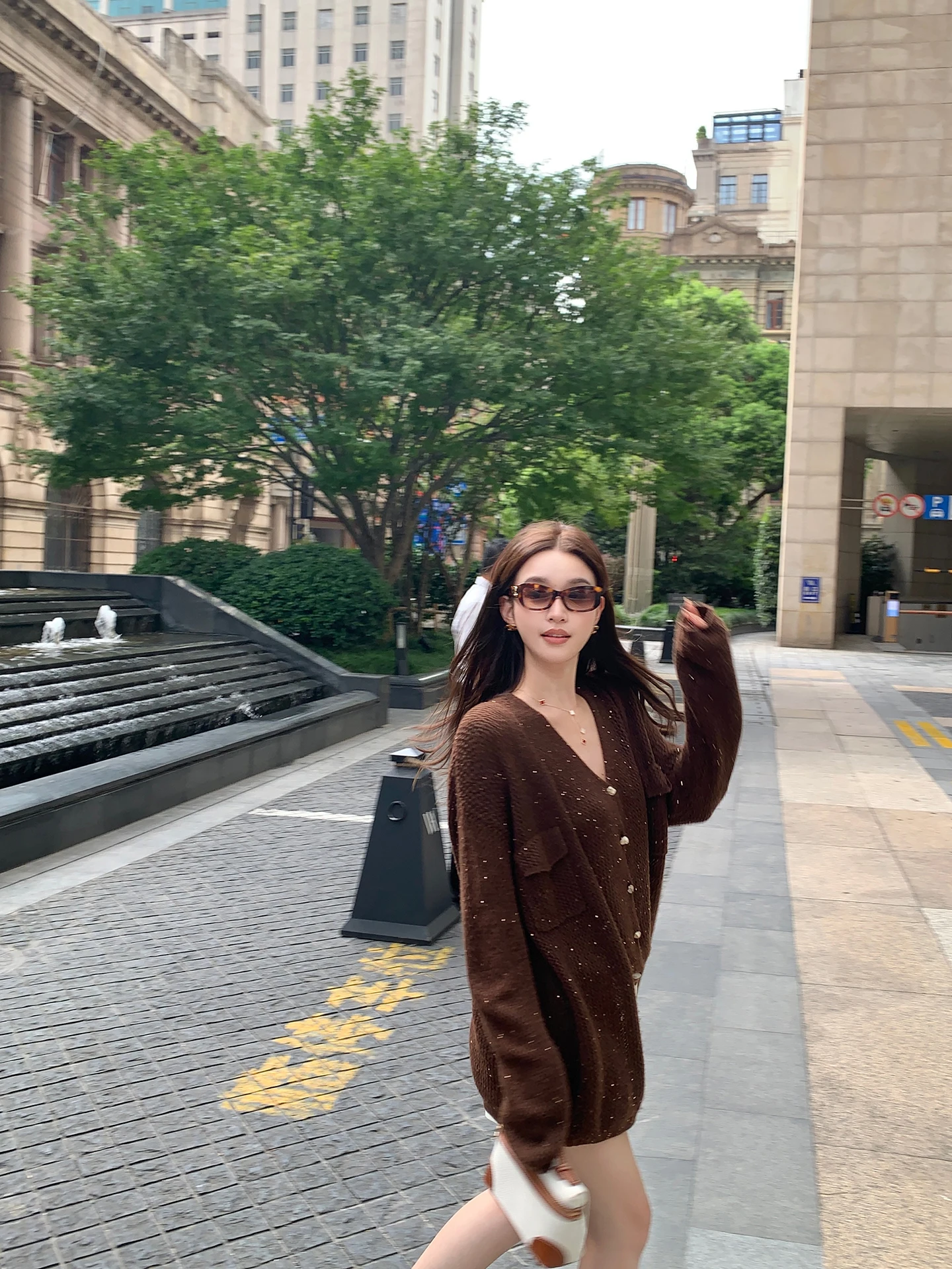 

Комплект из длинного вязаного свитера и брюк Cchen Svel: Модный женский повседневный костюм из дышащей шерсти для всех сезонов