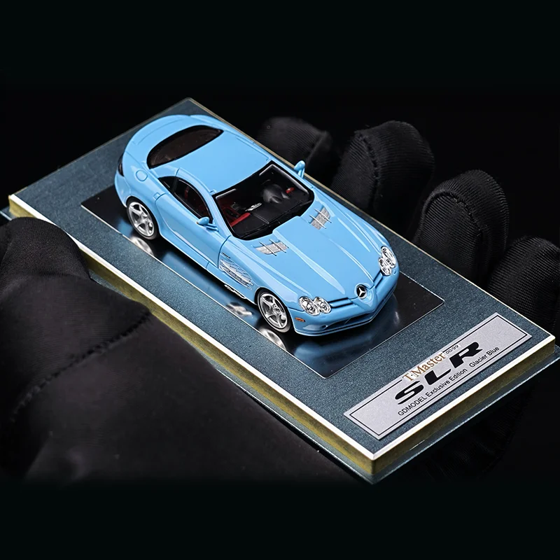 Nowy Model Tmaster 1:64 Mercedes-Benz SLR Hardtop Edycja Specjalna Personalizowana Symulacja Żywiczna Figurka Kolekcjonerska Ozdoba na Prezent