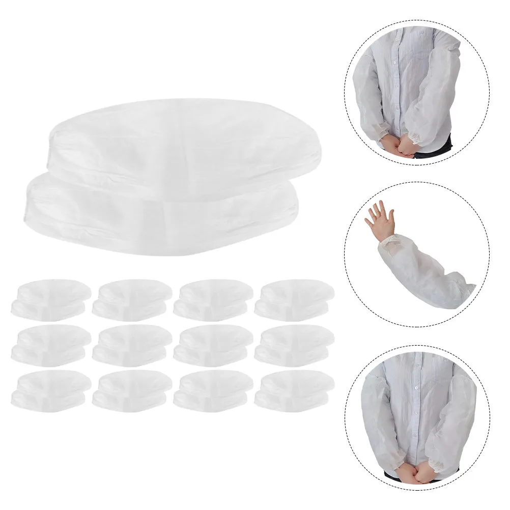 

50 шт. пылезащитных дышащих одноразовых защитных нарукавников для взрослых, износостойкие, для уборки на кухне