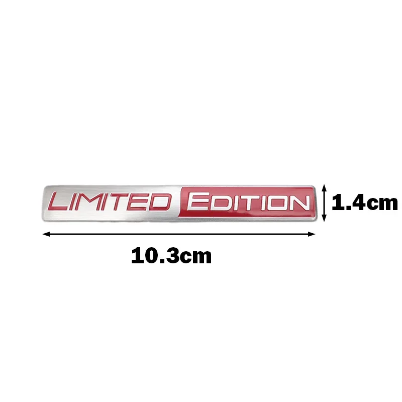 OTOKIT Aluminum Limited Edition Car Trunk Decal Sticker Badge Emblem For Motorcycle Decals Car Tuning Decoration 4