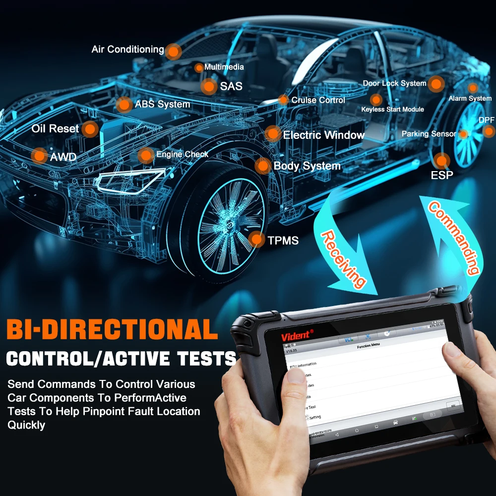 Vident ISmart 800Pro IM Auto Diagnostic Scanner Car Immobilizer Programming Tool Smart Key Programming Machine with 41+ Reset - view 5