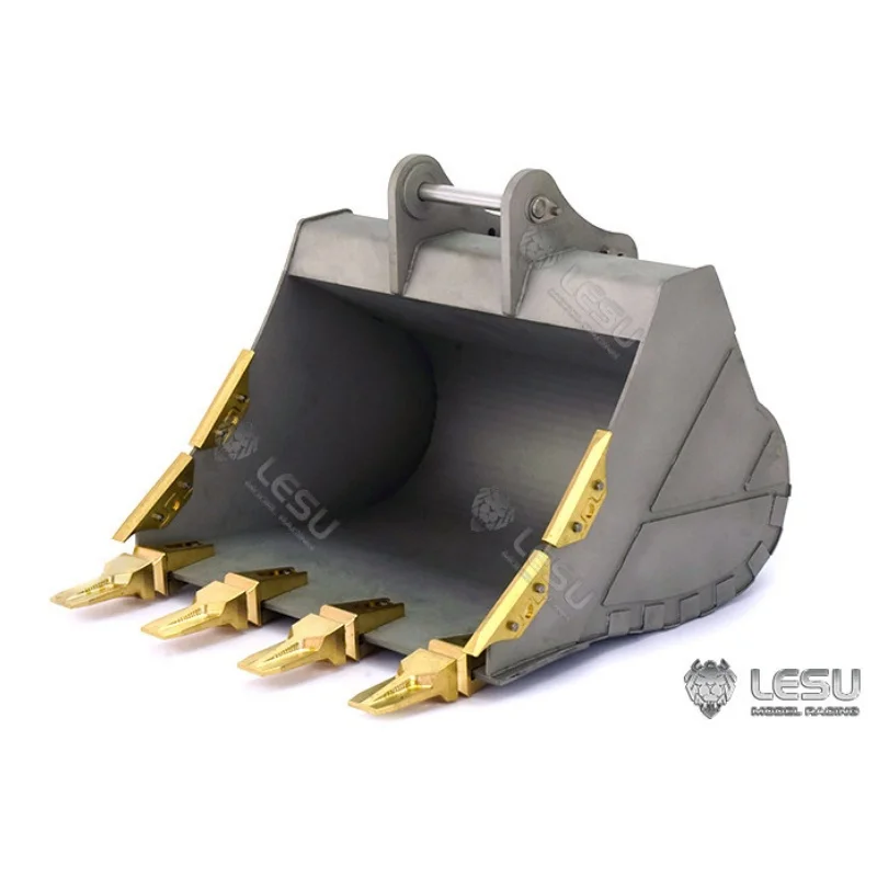 LESU for 1/14 Metal Bucket Quick-Removal Excavator Special Attachment Model Truck DIY Accessory Toy