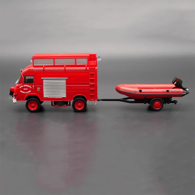 Diecast 1:43 Scale Ixo Saviem TP3 Fire Truck Alloy Vehine Model Finished Simulation Collection Decoration Gift Toys Display