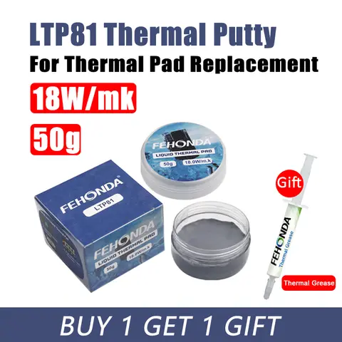LTP81 FEHONDA 액체 열 패드 12g 50g 100g 열 퍼티 Reaplce 열 패드