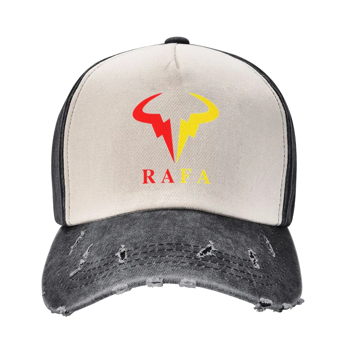 

The Red Yellow Cow Baseball Cap Hat Baseball Cap Hat Beach hard hat men's big size Caps Male Women's