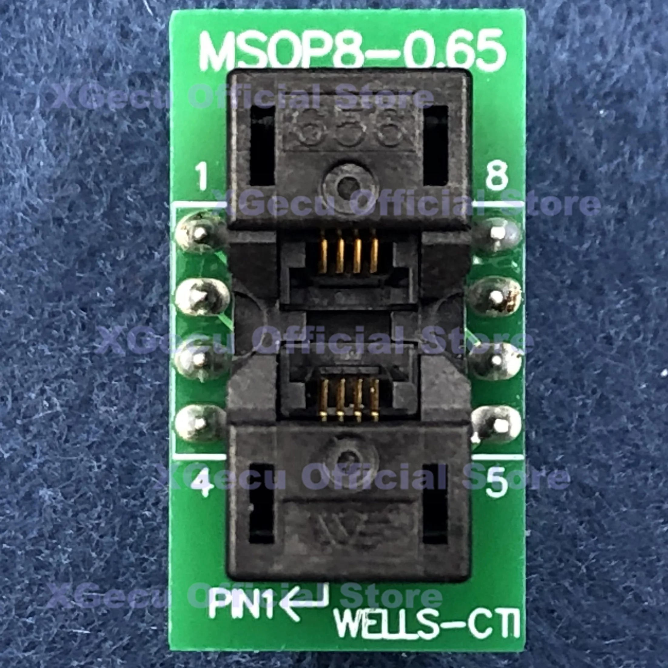 Adapter/adapter/konwerter programatora MSOP8 na DIP gniazdo testowe IC do TL866A TL866CS TL866II PLUS lub innych programatorów uniwersalnych