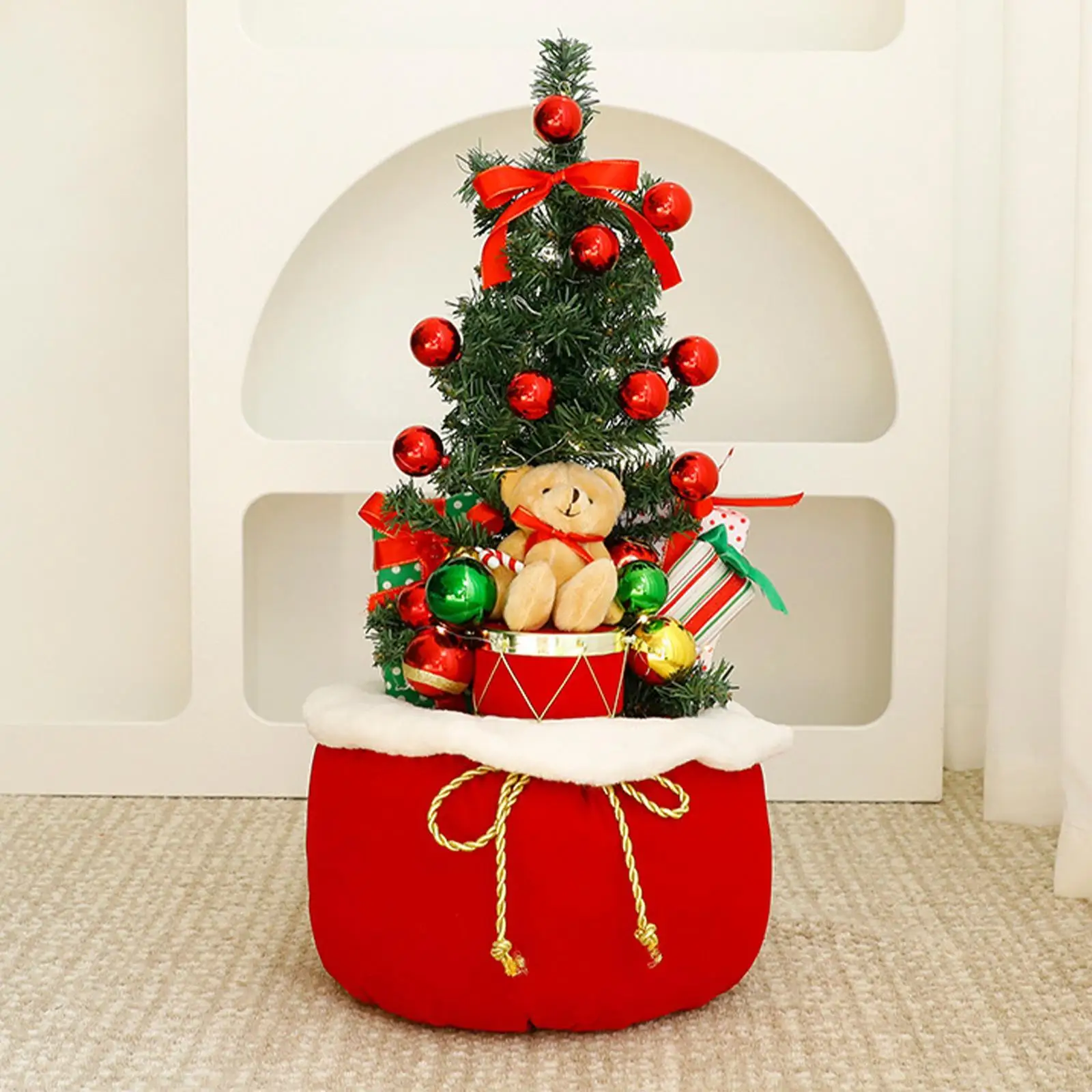 

Christmas Tree Statue Gift Sculpture for Cabinet Table Centerpieces Bedroom