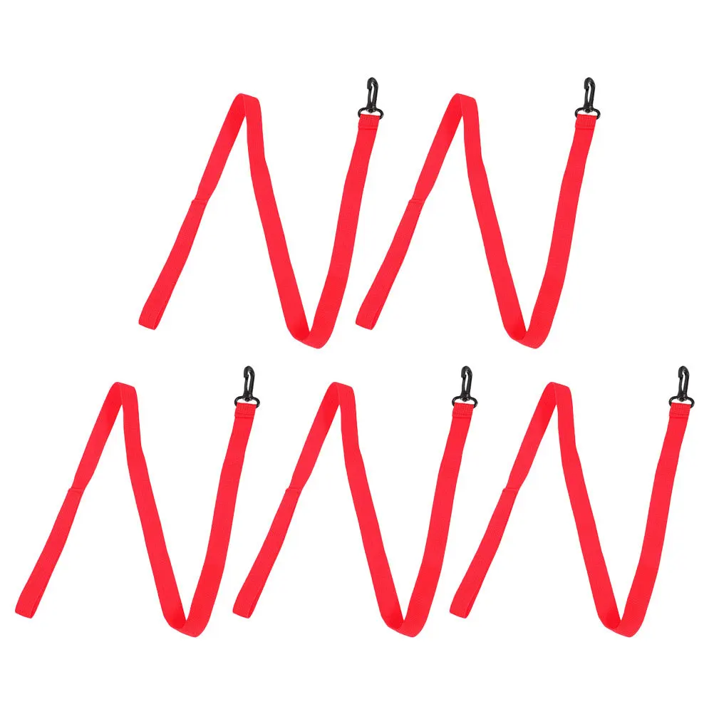 Cuerda de seguridad para caminar para niños, gancho de correa desmontable, cuerda para caminar para niños pequeños, correas para niños al aire libre, 5 uds.