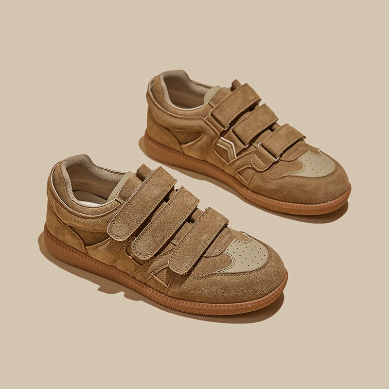 Women's Velcro Walking Sneakers - Non-Slip Flat Training Shoes