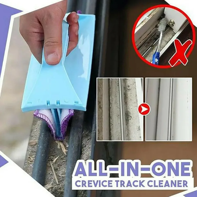 Glass Cleaning Artifact Groove Cleaning Brush Cleaning Window Sill Track Brush Household Window Groove Seam Tool Glass Wiper