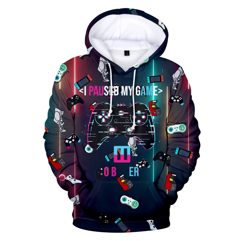 New Classic I Paused My Game To Be 3D print Hoodies Sweatshirts Boys/Girls Popular Sweatshirt Adult Child Streetwear Pullovers