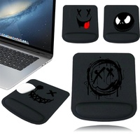 Mice Mat Soft Mousepad Protecting The Wrist Square Comfortable Ergonomic Thickened for PC Laptop Computer for Smile Pattern