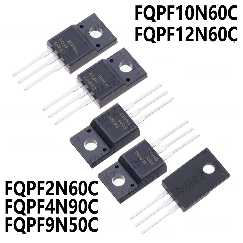 10PCS FQPF10N60C FQPF12N60C FQPF20N50C FQPF20N60C FQPF2N60C FQPF4N60C FQPF4N90C FQPF5N60C FQPF5N65C  TO-220F FQPF6N60C FQPF6N80C
