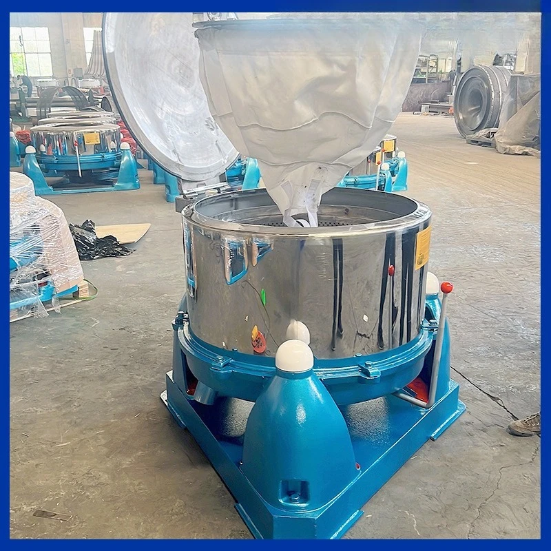 Lower unloading hanging bag industrial dehydrator, chicken feet fungus dryer metal powder hardware centrifuge