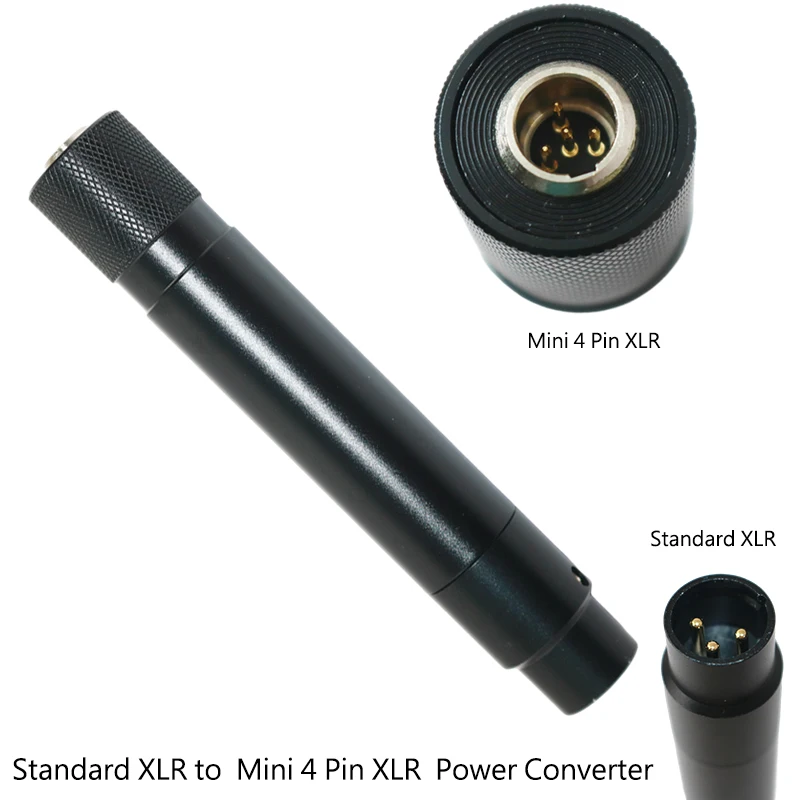 Mikrofon kondensujฤ
cy opakowanie na baterie 1.5V do 48V mikrofon zasilanie Phantom Mini 3Pin 4Pin do XLR Adapter do mikrofonu instrumentu
