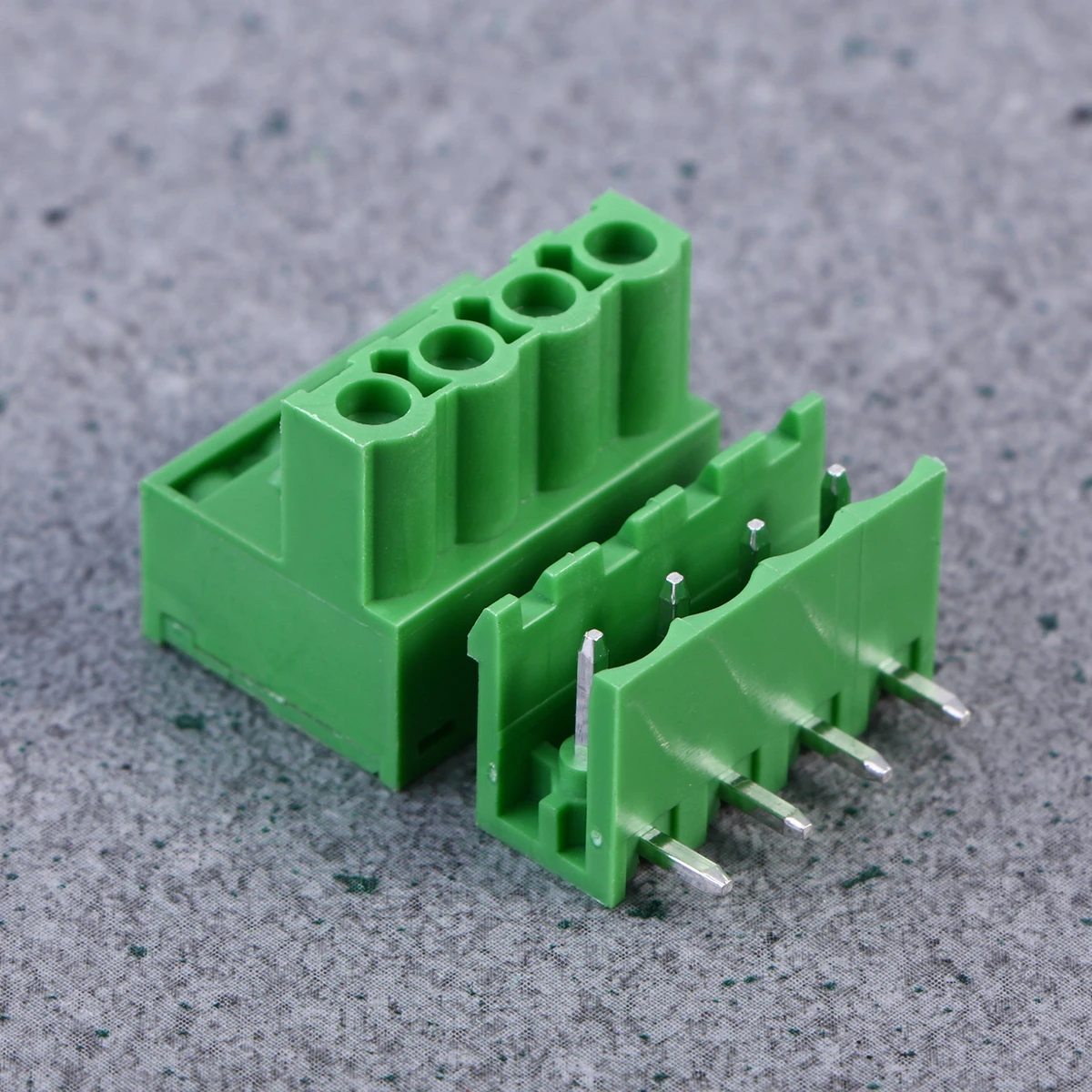 

5.08Mm 4 Pin Pluggable Pcb Terminal Block Connector 300V 15A Ul Solder Mount 28-10Awg For Prototypes Pcb Mount Terminal Blocks
