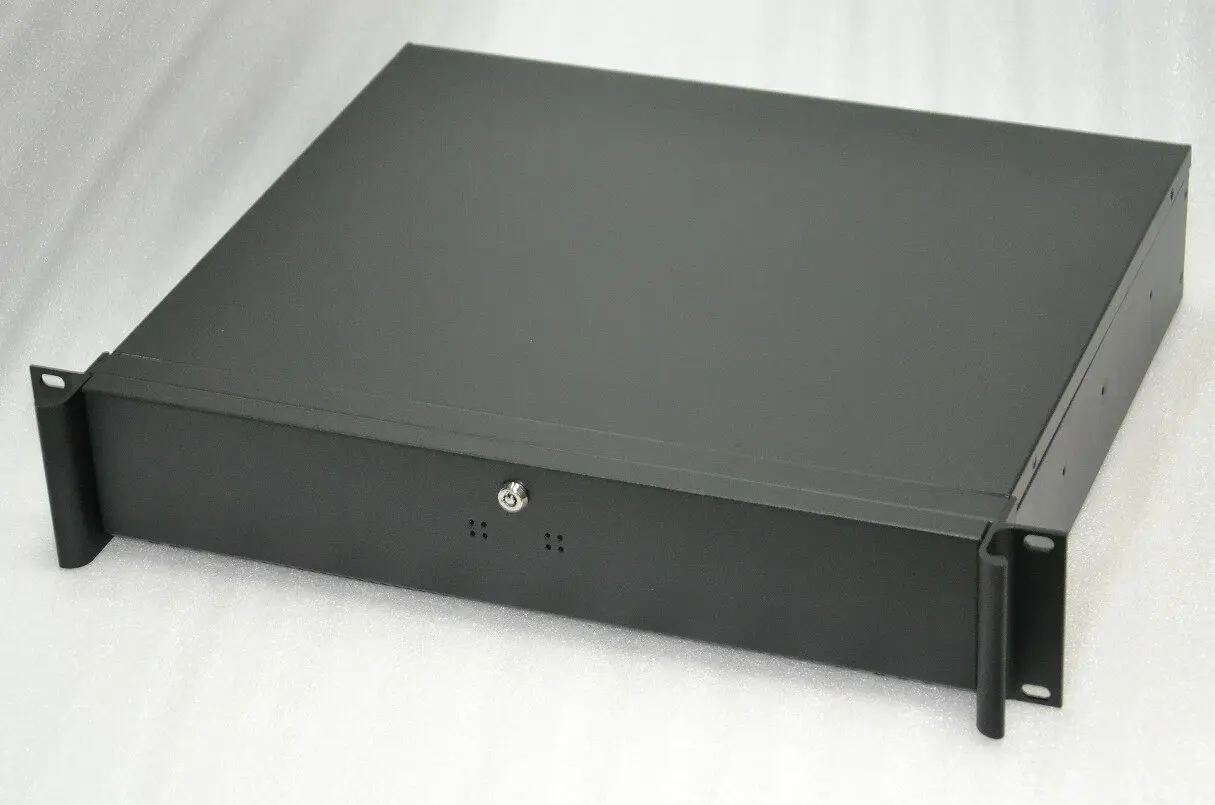 2U Mini ITX Dual System Industrial Compact Rack Mount Case
